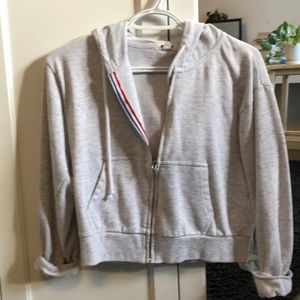 Garage grey zip up